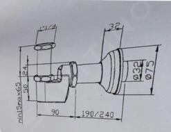 Villeroy & Boch Toebehoren - Design Sifon, Chroom 92237861