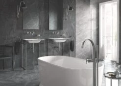 Grohe Atrio - Glas/zeephouder, Supersteel 40305DC3 -Duravit || Geberit || Grohe Verkoopwinkel c551d60026a5006a5009cbaf