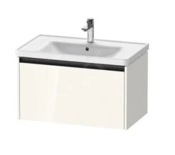 Duravit Ketho.2 - Wastafelkast 440x784x455 Mm, 1 Lade, Glanzend Wit K25083022220000