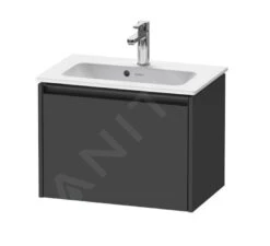Duravit Ketho.2 - Wastafelkast 440x610x390 Mm, 1 Lade, Grafiet Mat K25055049490000