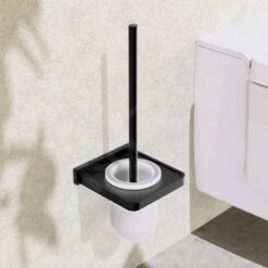 Steinberg 450 - Wandtoiletborstel Met Houder, Wit Glas/mat Zwart 450 2901 S -Duravit || Geberit || Grohe Verkoopwinkel c697de63a41193f4e3032035