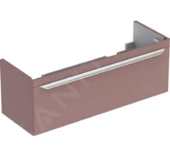 Geberit MyDay - Wastafelonderkast, 1160x410x430 Mm, 1 Schuiflade Met LED-verlichting, Taupe 824131000