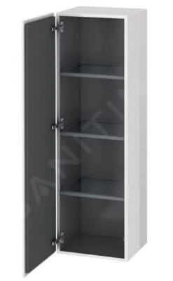Duravit L-Cube - Hoge Badkamerkast 1320x400x363 Mm, Links, Glanzend Wit LC1178L2222 -Duravit || Geberit || Grohe Verkoopwinkel c93debee1c1f43e26ea46182