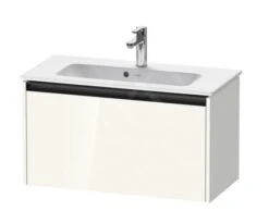 Duravit Ketho.2 - Wastafelkast 440x810x390 Mm, 1 Lade, Glanzend Wit K25056022220000