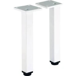 Geberit Selnova Square - Meubelvoeten, 2 St, Wit 501.423.01.1