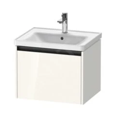 Duravit Ketho.2 - Wastafelkast 440x584x455 Mm, 1 Lade, Glanzend Wit K25081022220000