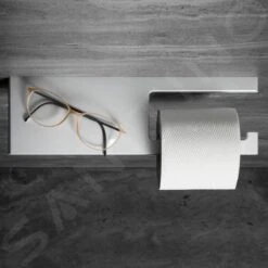 Keuco Edition 400 - Toiletrolhouder Met Planchet, Zilver 11573170000 -Duravit || Geberit || Grohe Verkoopwinkel d0ea0af68fc8db770e3e77d3