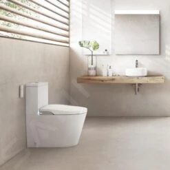 Roca Inspira - Elektronische Bidetbril In-Wash Met Keramiek, Vario Afvoer, Dual Flush, SlowClose, Rimless, Wit A80306L001 -Duravit || Geberit || Grohe Verkoopwinkel d15ff2227b5d657faf5d3134