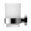 Duravit D-Code - Tandenborstelhouder, Links, Melkglas/chroom 0099191000