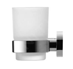 Duravit D-Code - Tandenborstelhouder, Links, Melkglas/chroom 0099191000