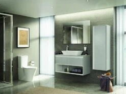 Ideal Standard Connect Air - Hoge Kast 400x300x1200 Mm, Glanzend Licht Grijs/mat Wit E0834EQ -Duravit || Geberit || Grohe Verkoopwinkel d2ffba6be54850a4224a88a4 2