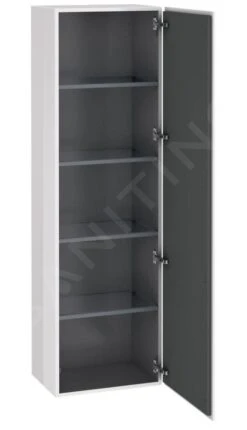 Duravit L-Cube - Hoge Badkamerkast 1760x500x363 Mm, Rechts, Glanzend Wit LC1181R2222 -Duravit || Geberit || Grohe Verkoopwinkel d329a57efe196b0539beaf0c