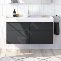Villeroy & Boch Collaro - Wastafelkast, 1154x546x444 Mm, 4 Laden, Mat Zwart C01200PD -Duravit || Geberit || Grohe Verkoopwinkel d34c4003719d8245381299c2