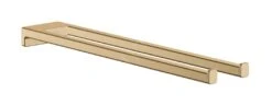 Hansgrohe AddStoris - Dubbele Handdoekhouder, Lengte 450 Mm, Geborsteld Brons 41770140