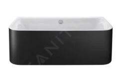 Duravit Happy D.2 Plus - Vrijstaand Bad, 1800x800 Mm, Wit/graphit Super Matt 700451800000000