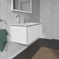 Duravit L-Cube - Wastafelonderkast 400x1020x481 Mm, 1 La, Glanzend Wit LC614202222 -Duravit || Geberit || Grohe Verkoopwinkel d46544978856b64c9a3822d0