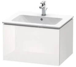 Duravit L-Cube - Wastafelonderkast 400x620x481 Mm, 1 La, Glanzend Wit LC614002222