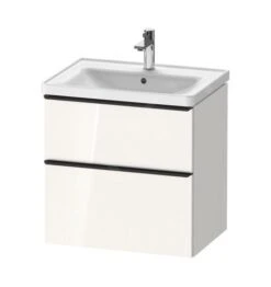 Duravit D-Neo - Wastafelonderkast 634x625x452 Mm 2 Laden, Glanzend Wit DE435402222