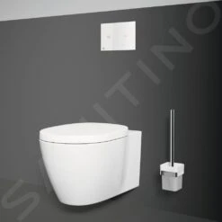 Ideal Standard IOM Square - Closetborstelgarnituur, Mat Glas/chroom E2194AA -Duravit || Geberit || Grohe Verkoopwinkel d52979ce75addcaaf110ba09
