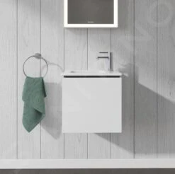 Duravit L-Cube - Wastafelonderkast 400x420x294 Mm, Scharnieren Links, Wit Mat LC6272L1818 -Duravit || Geberit || Grohe Verkoopwinkel d55c228cf18c349c3761f40c