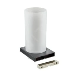 Keuco Edition 11 - WC-borstel Met Houder, Mat Glas/zwart Chroom Geborsteld 11164139000 -Duravit || Geberit || Grohe Verkoopwinkel d77f9e921032daf223d8f3a8