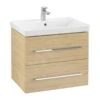 Villeroy & Boch Avento - Wastafelkast, 630x514x452 Mm, 2 Laden, Nordic Oak A89000VJ