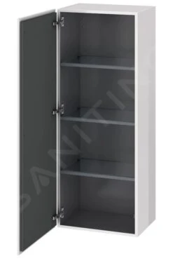 Duravit L-Cube - Hoge Badkamerkast 1320x500x363 Mm, Links, Glanzend Wit LC1179L2222 -Duravit || Geberit || Grohe Verkoopwinkel daf71c1d3c4e90bb029a45e8