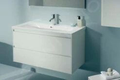 Laufen Lani - Wastafelonderkast, 98x45x52 Cm, 2 Laden, Glanzend Wit H4035621122611 -Duravit || Geberit || Grohe Verkoopwinkel dcb8e0be8ad4188cb2d258d2