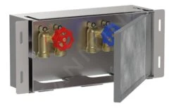 Hansgrohe XtraStoris Safe - Box Met Geïntegreerde Stopventiel, 150x300x100 Mm, Rvs 56100800