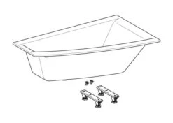 Geberit Selnova Square - Asymmetrisch Bad 1600x1000x470 Mm, Rechts, Wit 554.290.01.1 -Duravit || Geberit || Grohe Verkoopwinkel dd9abe2b42044c5882d00b93 1