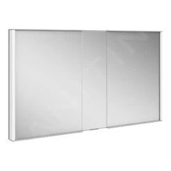 Keuco Royal Match - Spiegelkast Met LED-verlichting, Inbouw, 1200x700x149 Mm, Zilver Geanodiseerd 12814171311