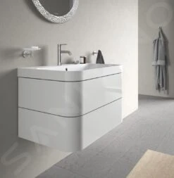 Duravit Happy D.2 Plus - Wastafelonderkast Met Wastafel 480x775x490 Mm, 2 Laden, Wit Hoogglans HP4637O2222 -Duravit || Geberit || Grohe Verkoopwinkel dec370f459db65ea4bd1ed95