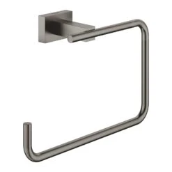 Grohe Essentials Cube - Handdoekhouder, Geborsteld Hard Graphite 40510AL1