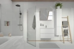 Kielle Aura - Wastafelkast Met Wastafel, 80x55x46 Cm, 2 Laden, Glanzend Wit 50002S80 -Duravit || Geberit || Grohe Verkoopwinkel defa9f2b3e7d00442121508e