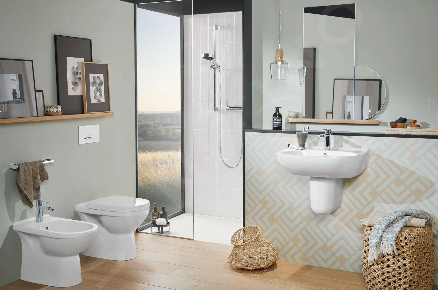 Villeroy & Boch O.novo - Staand Bidet 360x560x400 Mm, 1 Met Kraangat, CeramicPlus, Alpine Wit 546100R1 4 Villeroy & Boch O.novo - Staand Bidet 360x560x400 Mm, 1 Met Kraangat, CeramicPlus, Alpine Wit 546100R1 - Afbeelding 4