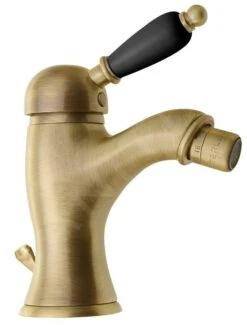 Sapho Kirké Black - Bidetkraan Met Waste, Brons KI03NB