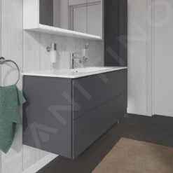 Duravit L-Cube - Wastafelonderkast 550x1220x481 Mm, 2 Laden, Grafiet Mat LC624304949 -Duravit || Geberit || Grohe Verkoopwinkel e0a65ba4d97d1d2f2d25d5c2