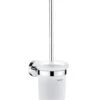 Kielle Aura - Toiletborstel Houder, Mat Glas/chroom 40502020