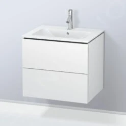 Duravit L-Cube - Wastafelonderkast 550x620x481 Mm, 2 Laden, Wit Mat LC624001818 -Duravit || Geberit || Grohe Verkoopwinkel e121af89060cf9206574d558