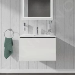 Duravit L-Cube - Wastafelonderkast Compact, 400x620x391 Mm, 1 La, Glanzend Wit LC615602222 -Duravit || Geberit || Grohe Verkoopwinkel e127f36f0539d46e2484015e