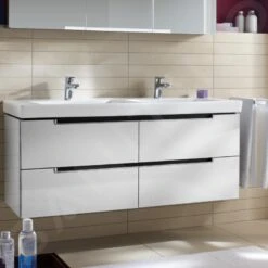 Villeroy & Boch Subway 2.0 - Wastafelkast, 1287x520x449 Mm, Glossy White A69900DH -Duravit || Geberit || Grohe Verkoopwinkel e205301a3db65d04494bf5b4