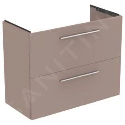 Ideal Standard I.Life S - Wastafelonderkast, 800x375x630 Mm, 2 Laden, Mat Beige T5295NH