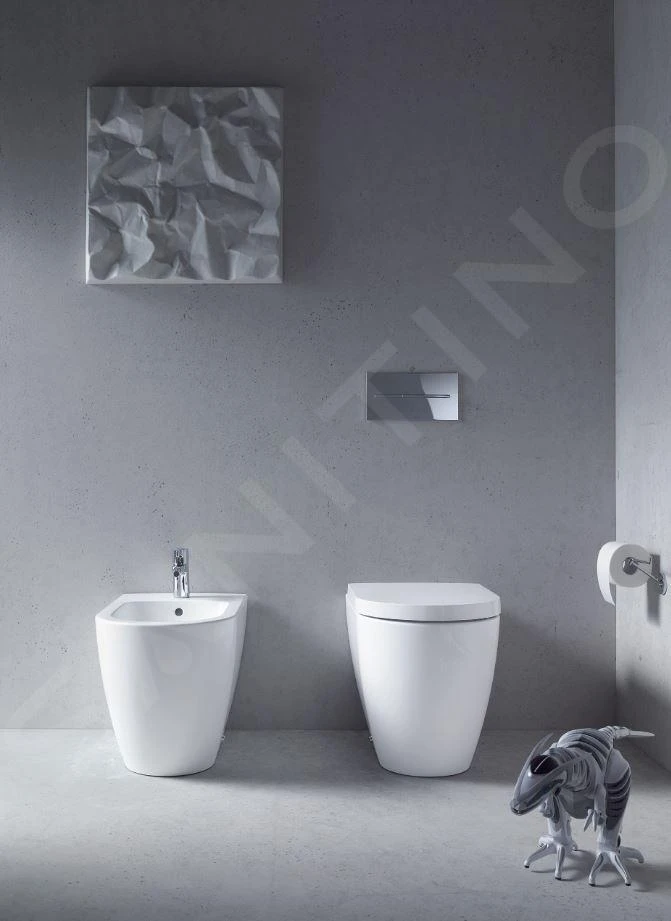 Duravit ME By Starck - Staande Bidet, Met WonderGliss, Alpine Wit 22891000001 6 Duravit ME By Starck - Staande Bidet, Met WonderGliss, Alpine Wit 22891000001 - Afbeelding 6