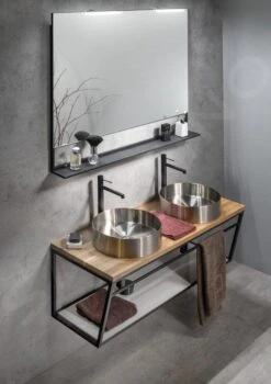 Sapho Ska - Onder Wastafelconstructie Met Planchet, 1200 Mm, Mat Wit SKA114 -Duravit || Geberit || Grohe Verkoopwinkel e58613e5ce2632e7b26ffb1d