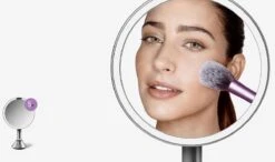 Simplehuman Make-up Spiegels - Spiegel Met LED Verlichting Wandbevestiging, Mat Rvs ST3003 -Duravit || Geberit || Grohe Verkoopwinkel e694be7fd9308651509318d2 1