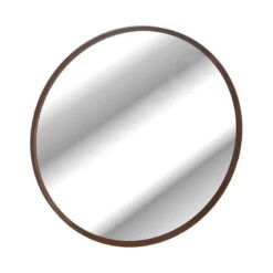 Villeroy & Boch Antheus - Spiegel Houten Frame, Diameter 850 Mm, Noot B30500PV -Duravit || Geberit || Grohe Verkoopwinkel e69d1dfd548cd798af224032