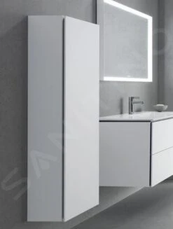 Duravit L-Cube - Hoge Kast 1760x400x363 Mm, Scharnieren Rechts, Wit Mat LC1180R1818 -Duravit || Geberit || Grohe Verkoopwinkel e6aaa436e5dc41677e8434af 1