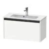 Duravit Ketho.2 - Wastafelkast 440x810x390 Mm, 1 Lade, Mat Wit K25056018180000
