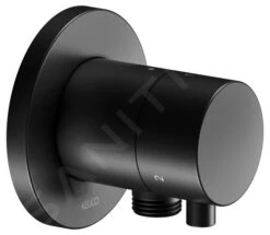 Keuco IXMO - 3-weg Stop- En Omstelkraan Met Slangaansluiting Inbouw, Mat Zwart 59548371101