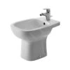 Duravit D-Code - Staande Bidet, Alpine Wit 22381000002